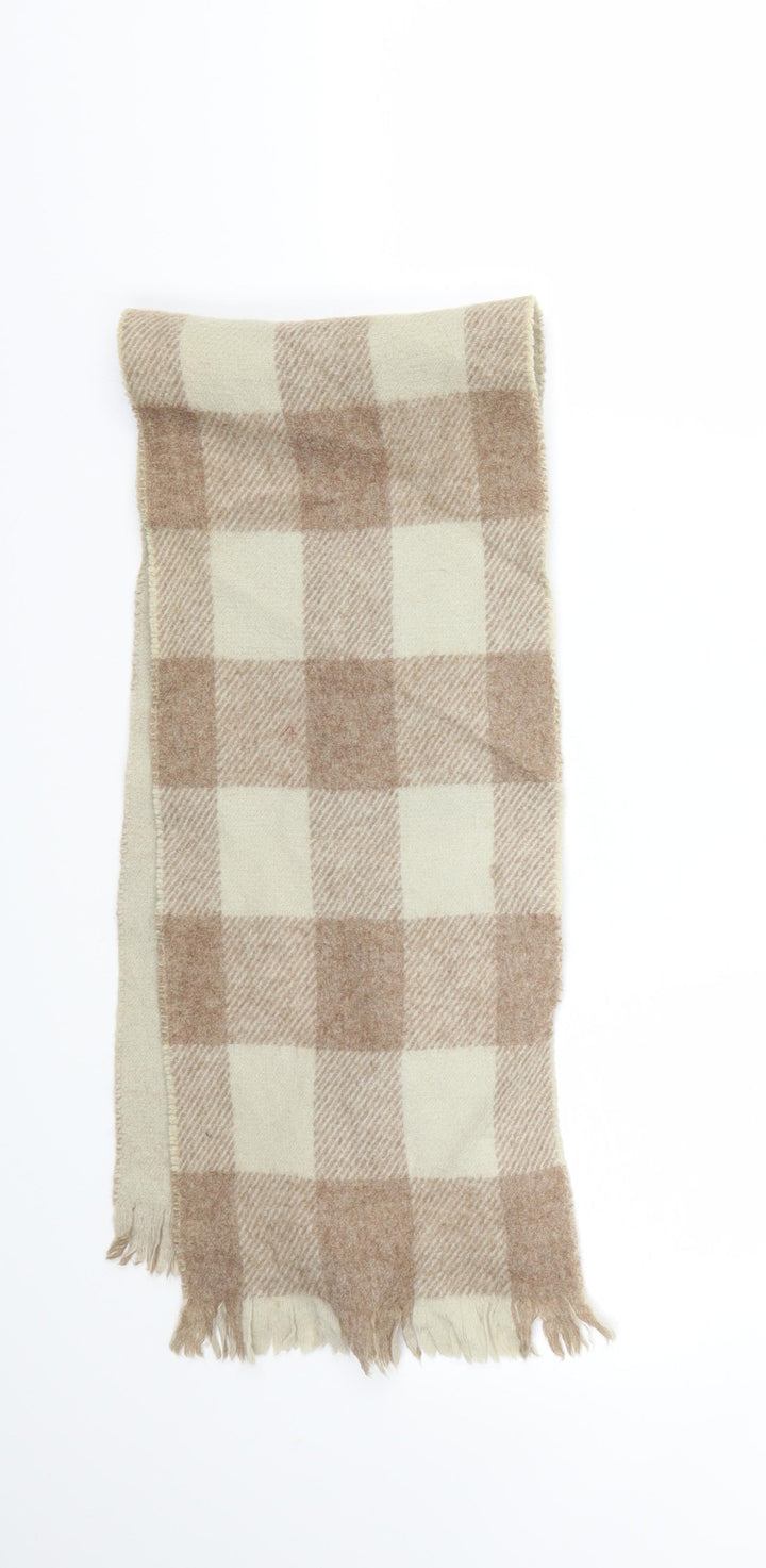 Preworn Girls Brown Check Scarf Scarves & Wraps Size Regular