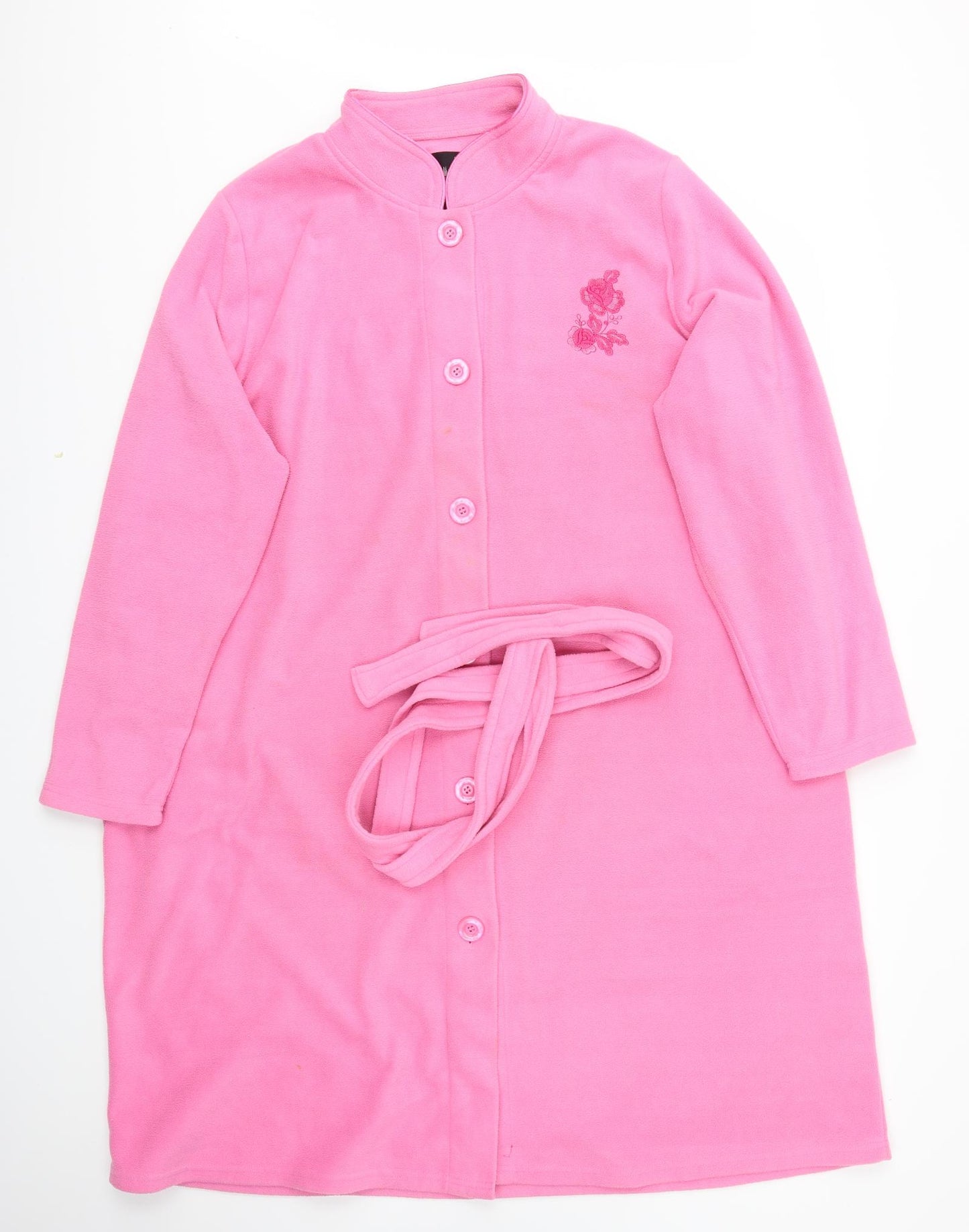 City Comfort Womens Pink Floral  Overcoat Coat Size 22