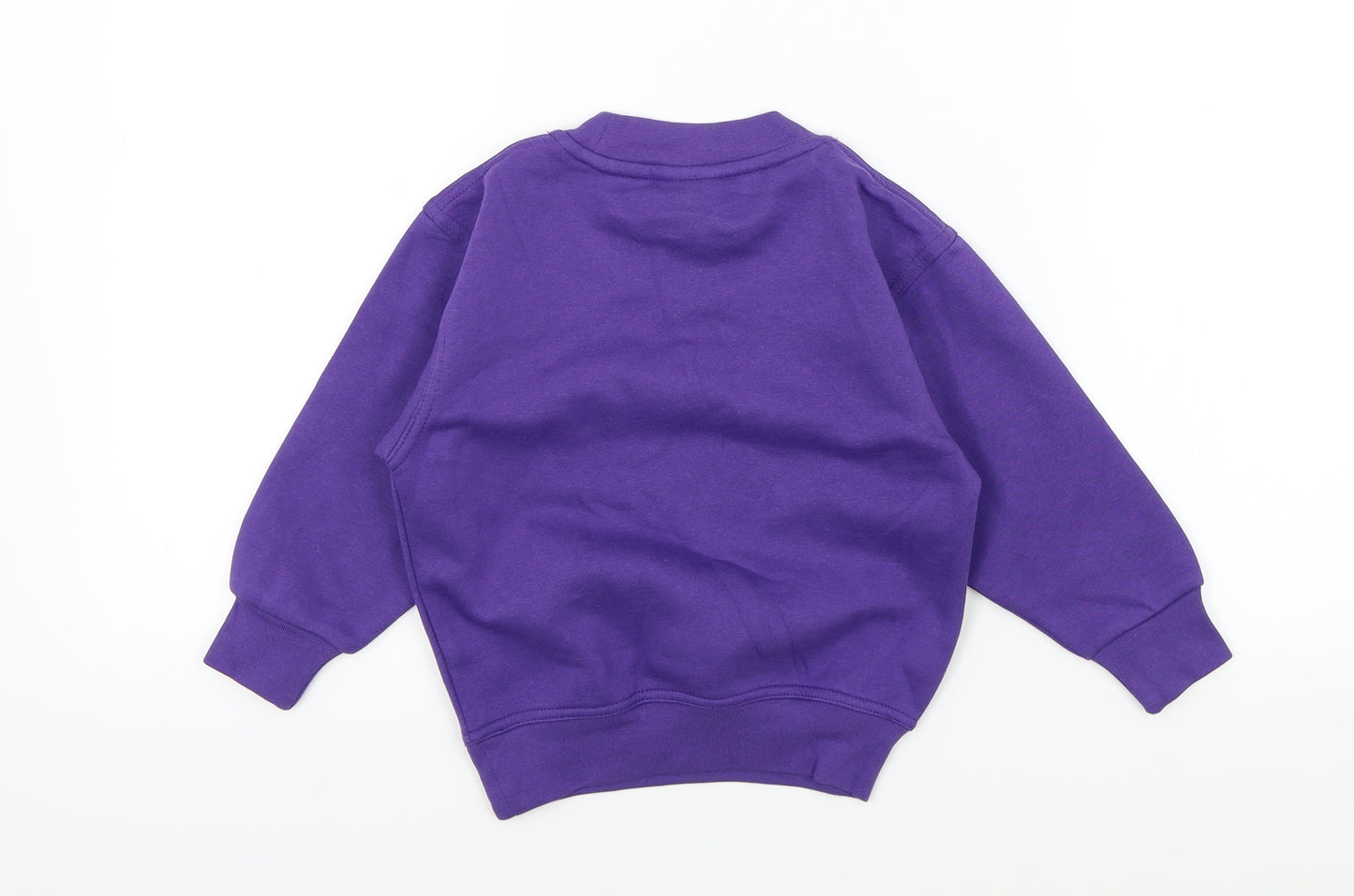 Uneek Girls Purple   Pullover Jumper Size 3 Years  - School jumper