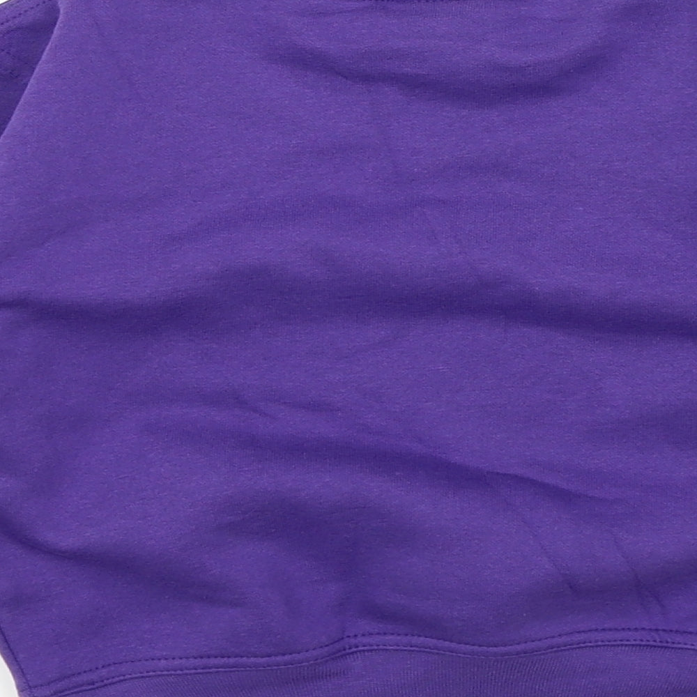 Uneek Girls Purple   Pullover Jumper Size 3 Years  - School jumper