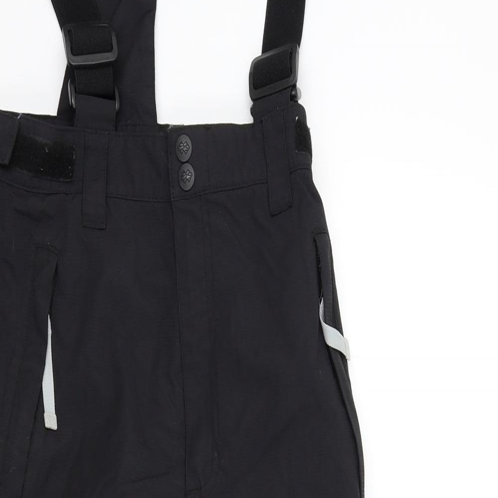Dare 2 Be Boys Black   Quilted Ski Trousers Size 7-8 Years