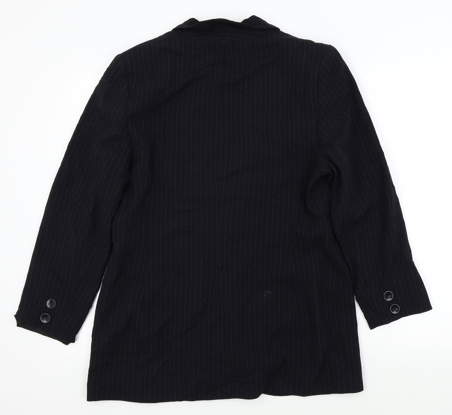 LOUISE KENNEDY Womens Blue   Jacket Blazer Size 14