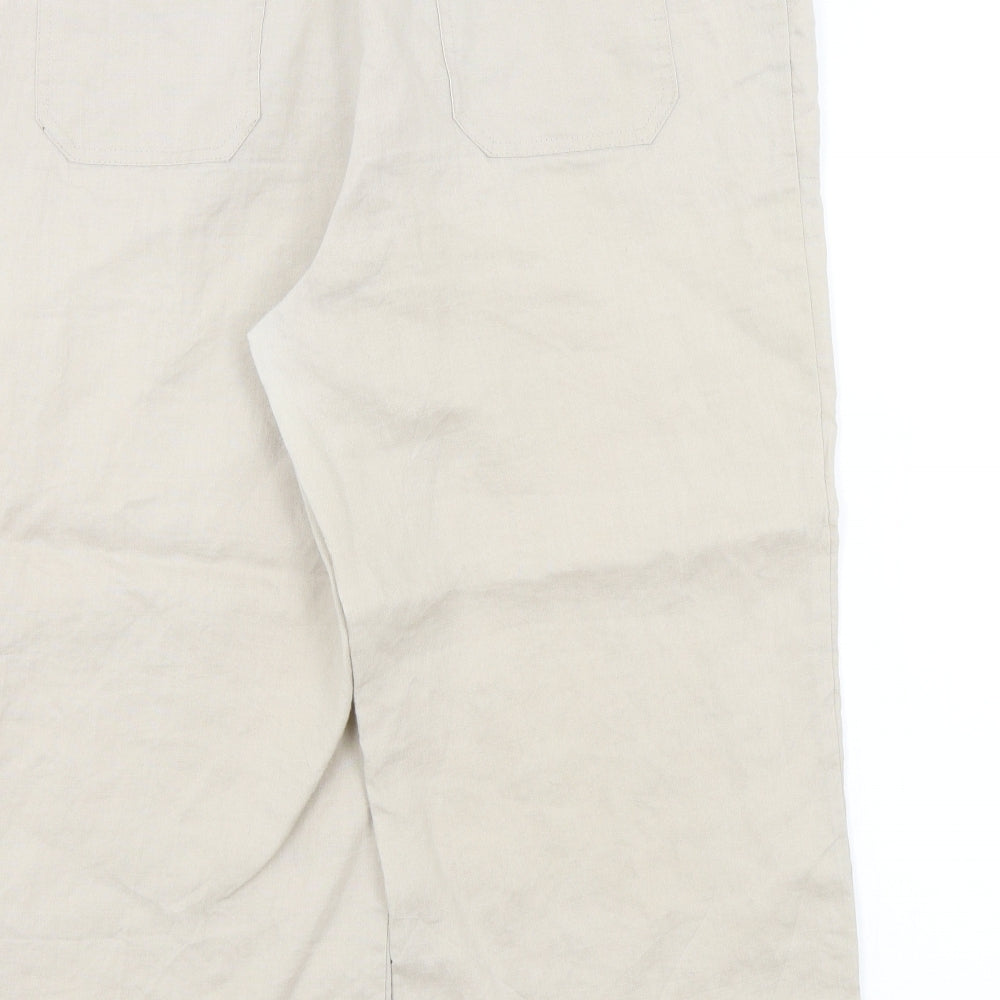 Primark Womens Beige   Trousers  Size 14 L20 in