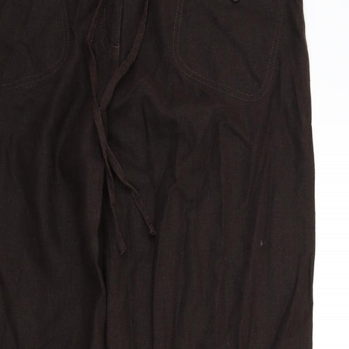 NEXT Womens Brown   Trousers  Size 14 L32 in