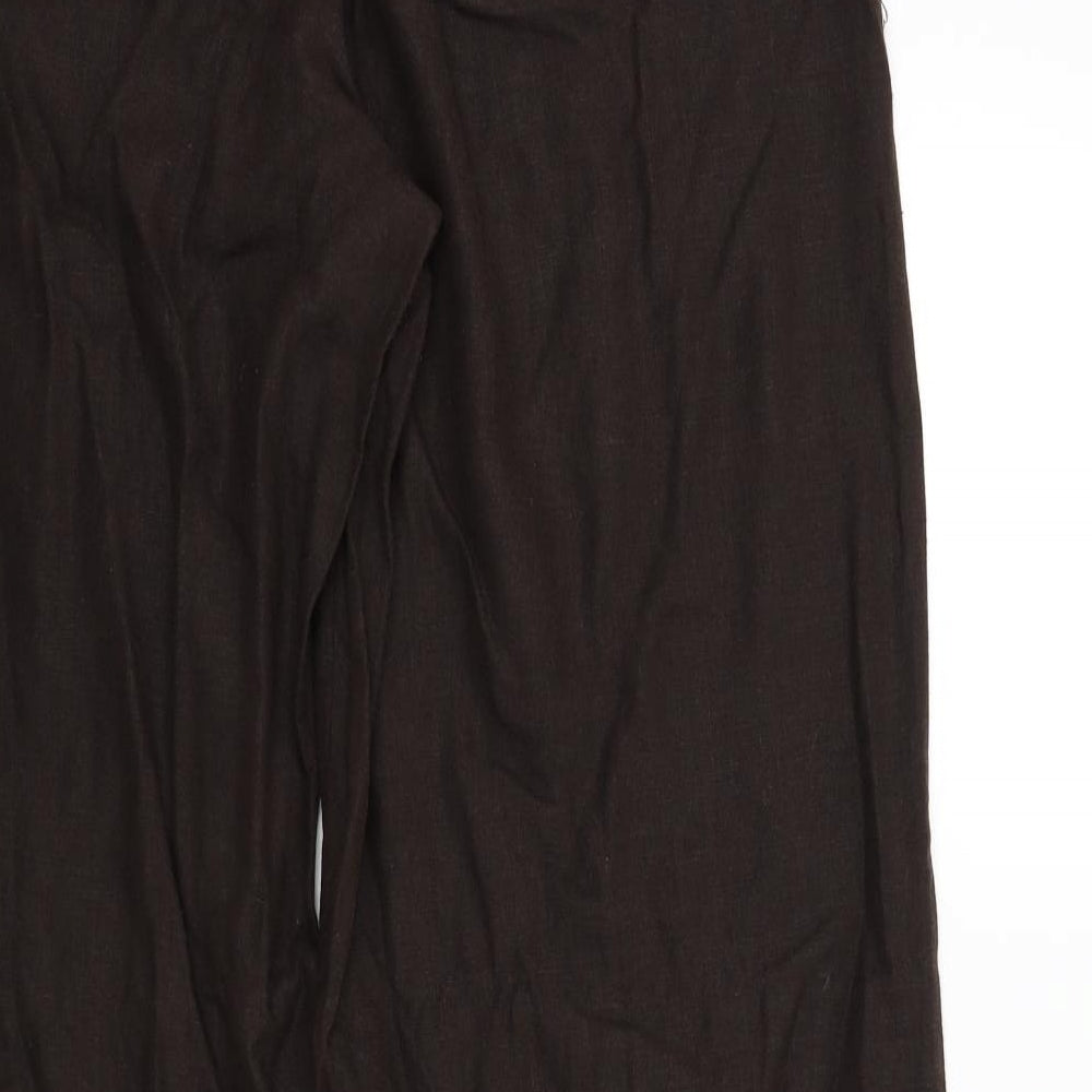 NEXT Womens Brown   Trousers  Size 14 L32 in