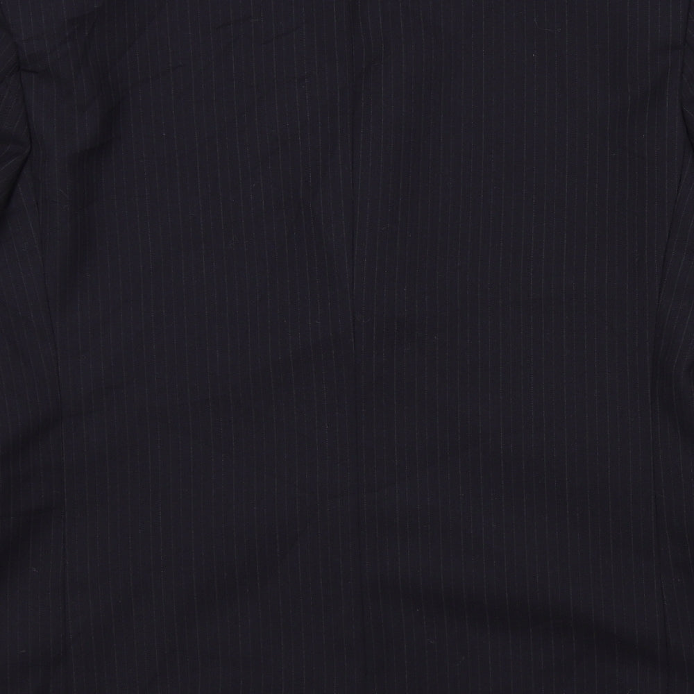 Debenhams Mens Blue Striped  Jacket Blazer Size XL