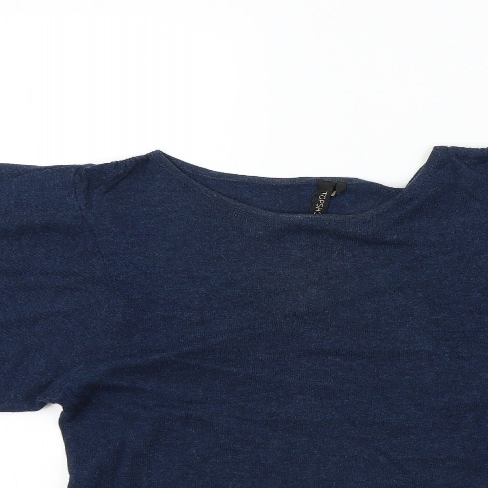 Topshop Womens Blue   Pullover Jumper Size 8
