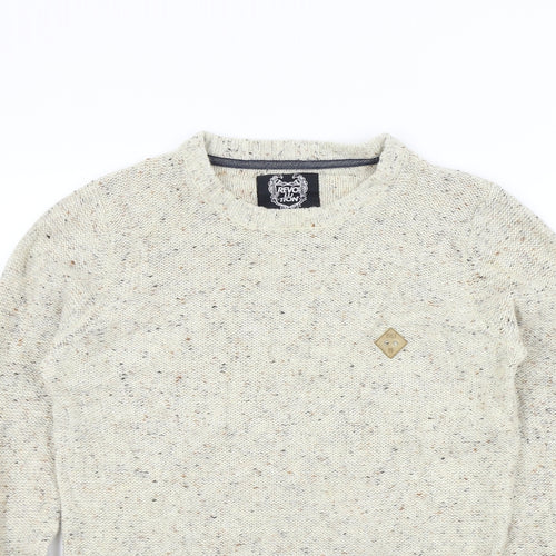 Revolution Womens Beige   Pullover Jumper Size S