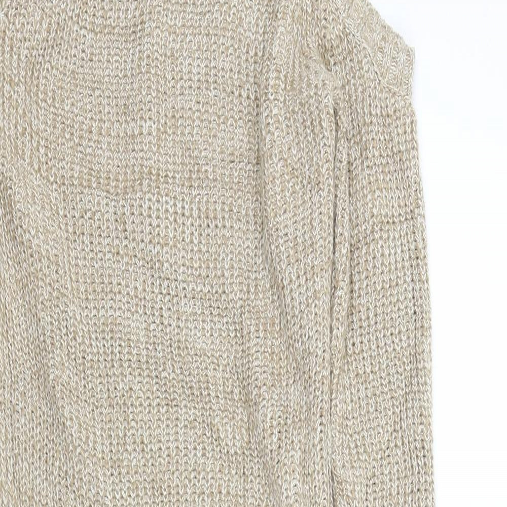 ASOS Womens Brown   Jumper Dress  Size 8  - open shoulders
