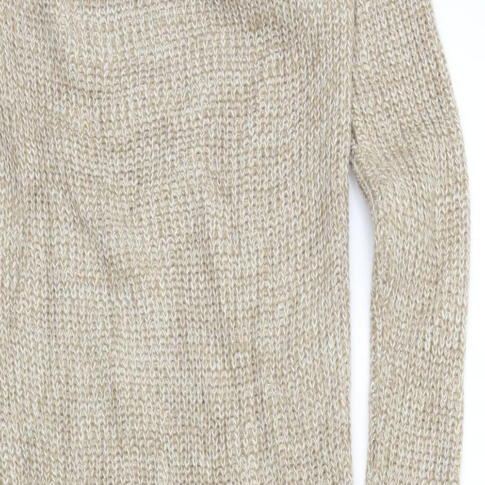 ASOS Womens Brown   Jumper Dress  Size 8  - open shoulders