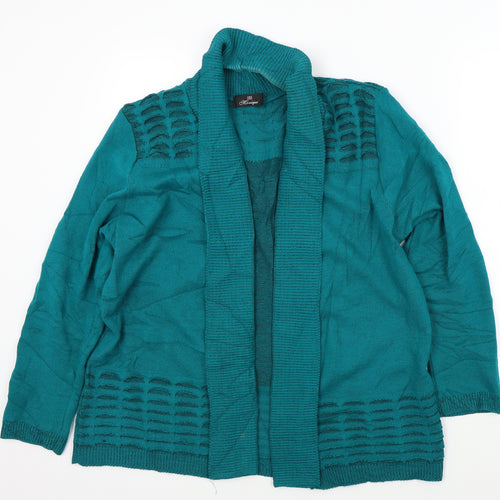 MONIQUE Womens Green   Cardigan Jumper Size M