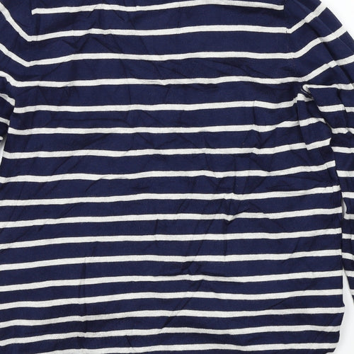 InTown Womens Blue Striped  Cardigan Jumper Size S