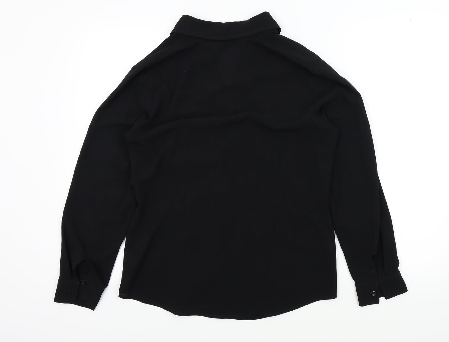 Dorothy Perkins Womens Black   Basic Button-Up Size 12