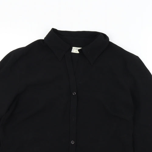 Dorothy Perkins Womens Black   Basic Button-Up Size 12