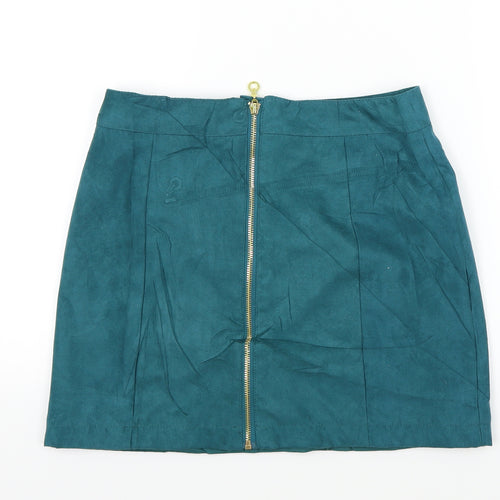 LOTTIE Womens Green   A-Line Skirt Size 10