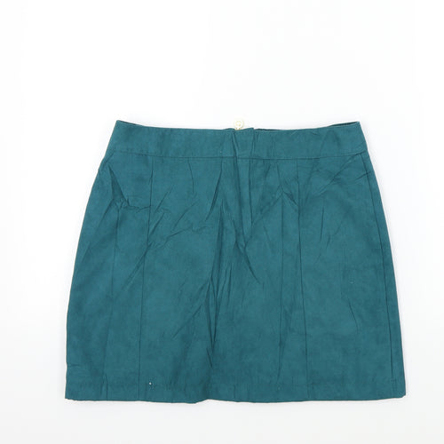 LOTTIE Womens Green   A-Line Skirt Size 10