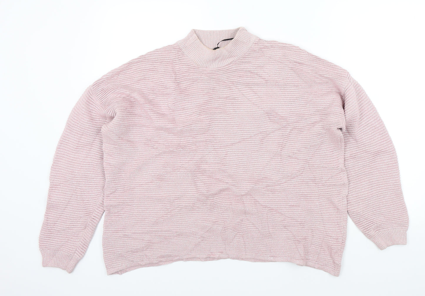 H&M Womens Pink   Pullover Jumper Size L