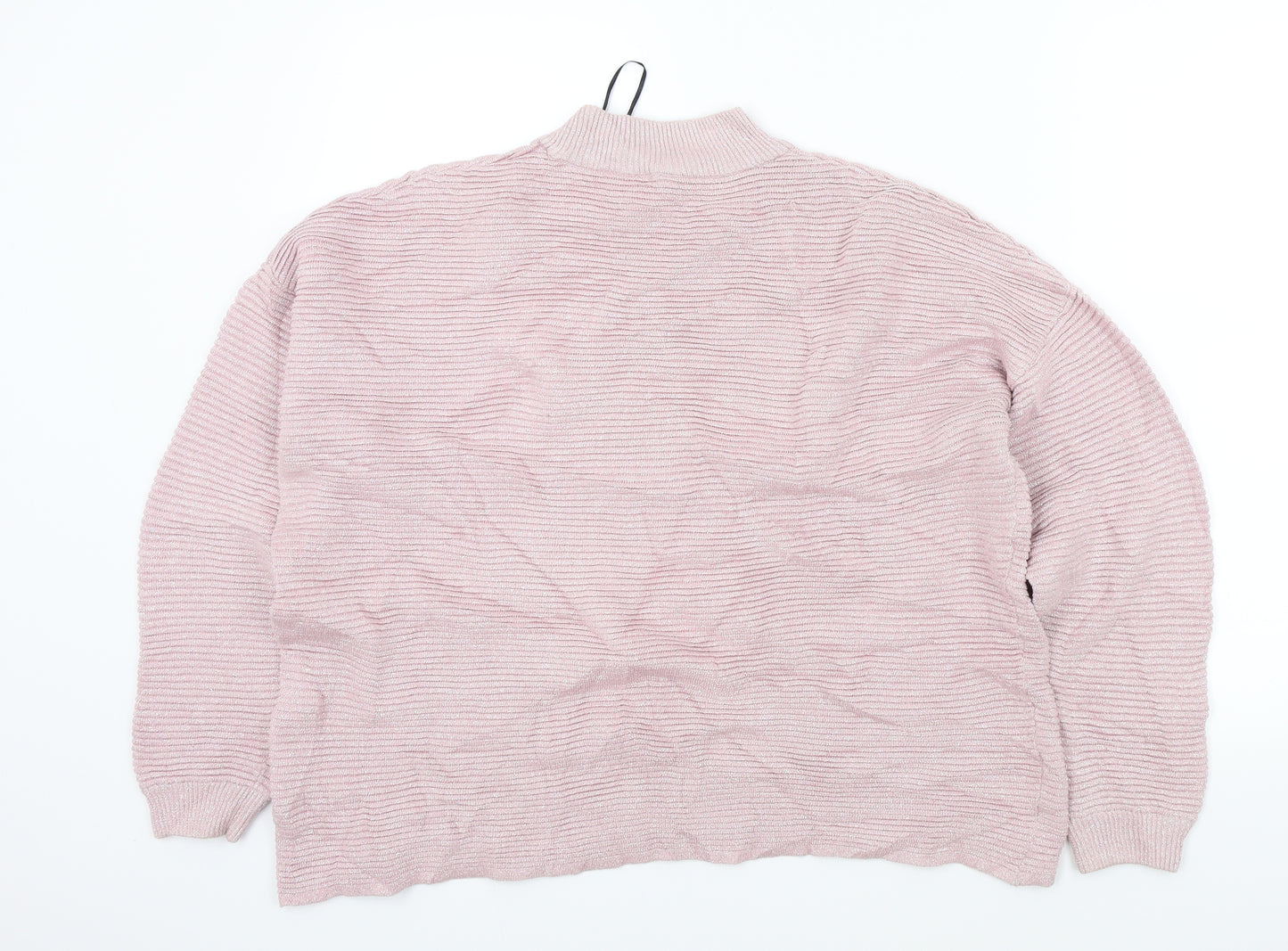 H&M Womens Pink   Pullover Jumper Size L
