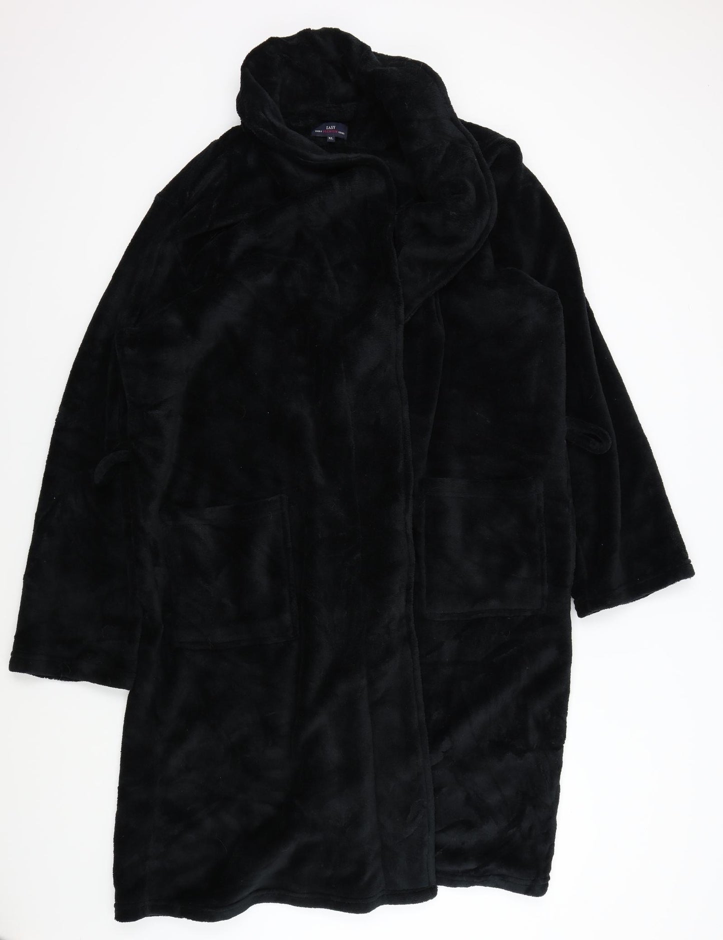 Easy Mens Black Colourblock   Robe Size XL