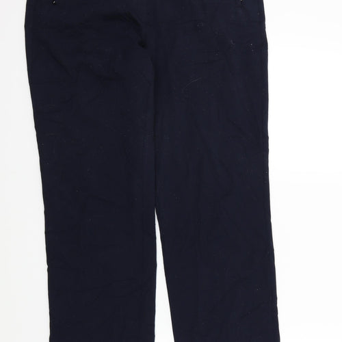 M&S Womens Blue   Trousers  Size 12 L28 in