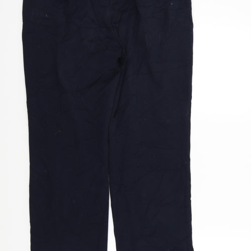 M&S Womens Blue   Trousers  Size 12 L28 in
