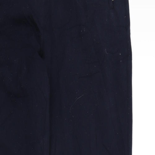 M&S Womens Blue   Trousers  Size 12 L28 in