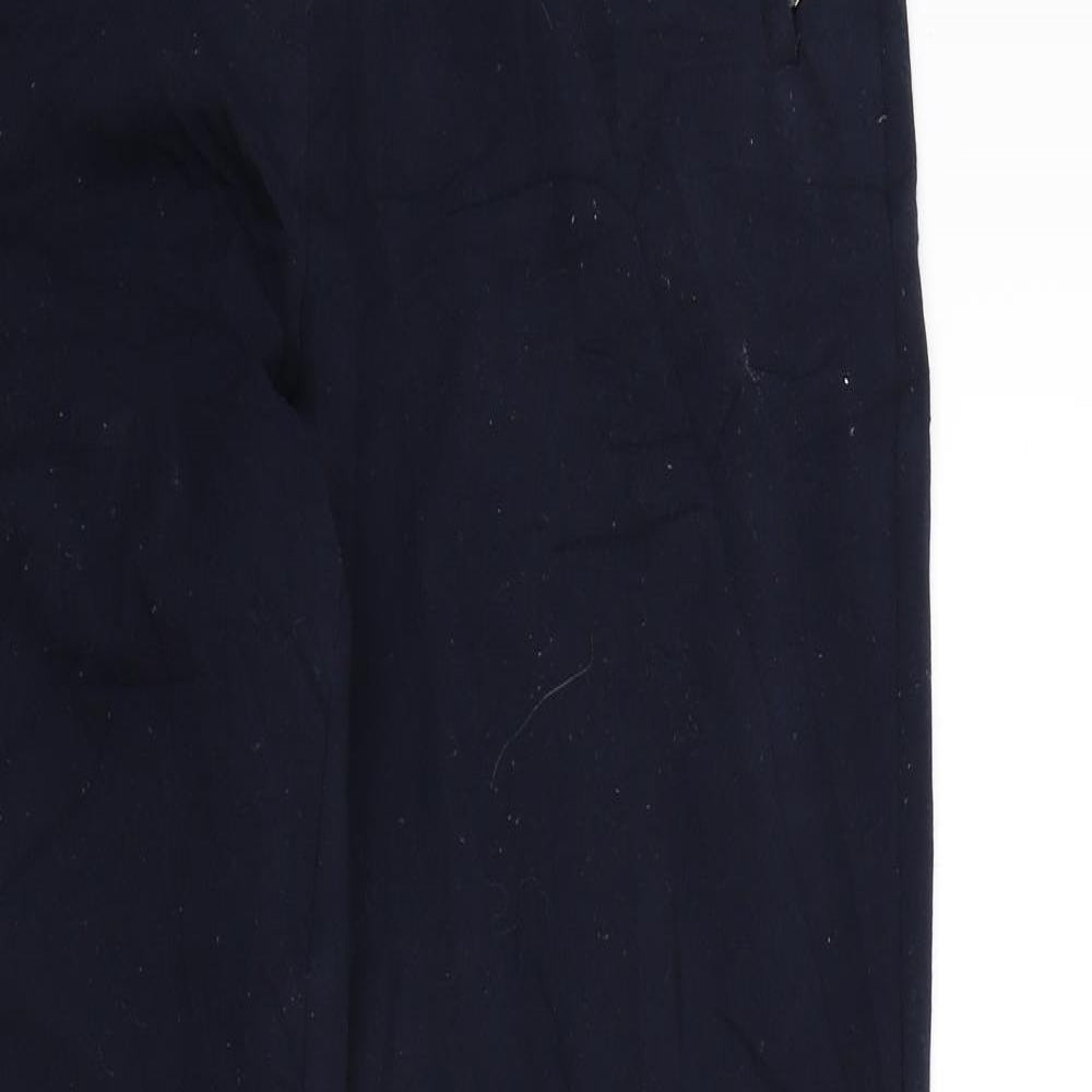 M&S Womens Blue   Trousers  Size 12 L28 in