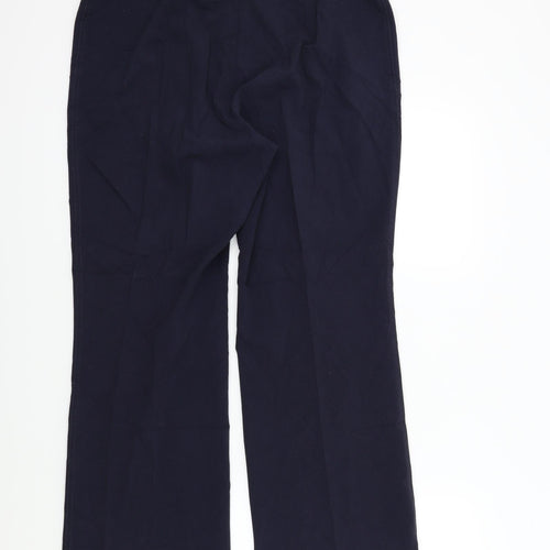 M&S Womens Blue   Trousers  Size 16 L26 in