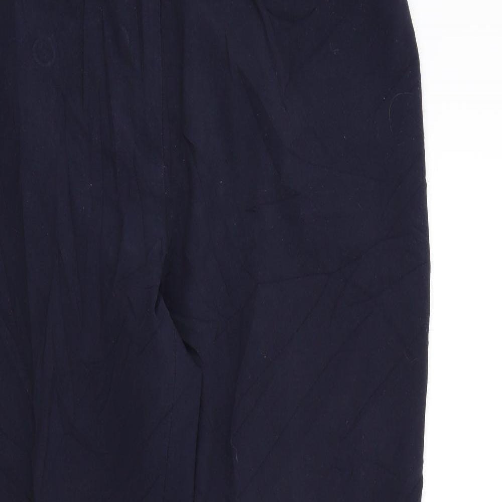 M&S Womens Blue   Trousers  Size 16 L26 in