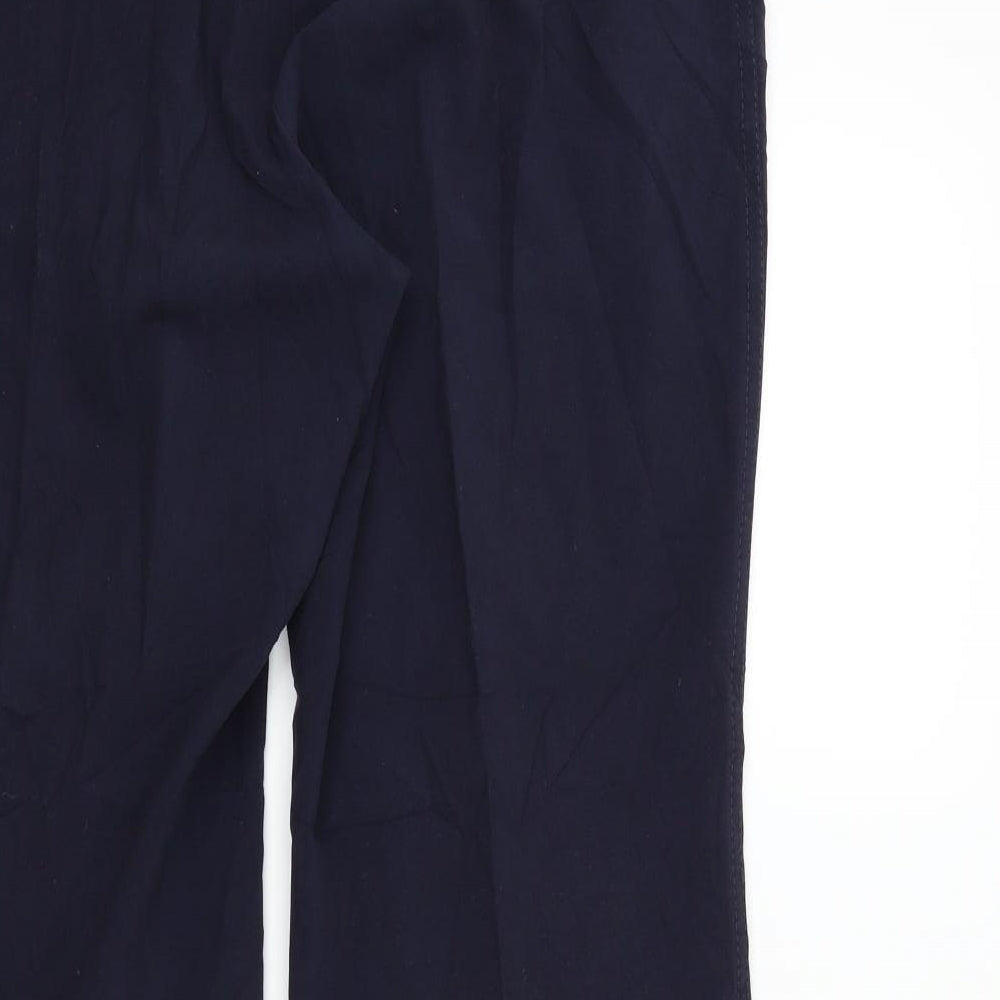 M&S Womens Blue   Trousers  Size 16 L26 in