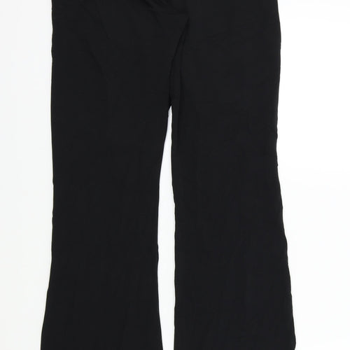M&S Womens Black   Trousers  Size 8 L32 in