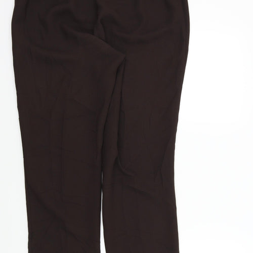 Reflections Womens Brown   Trousers  Size 16 L37 in