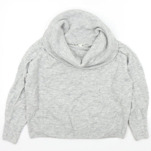 H&M Womens Grey   Pullover Jumper Size S