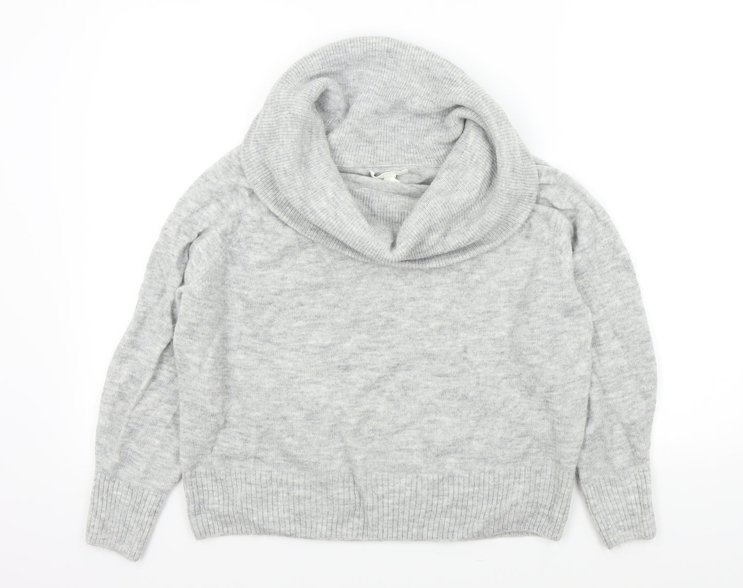 H&M Womens Grey   Pullover Jumper Size S