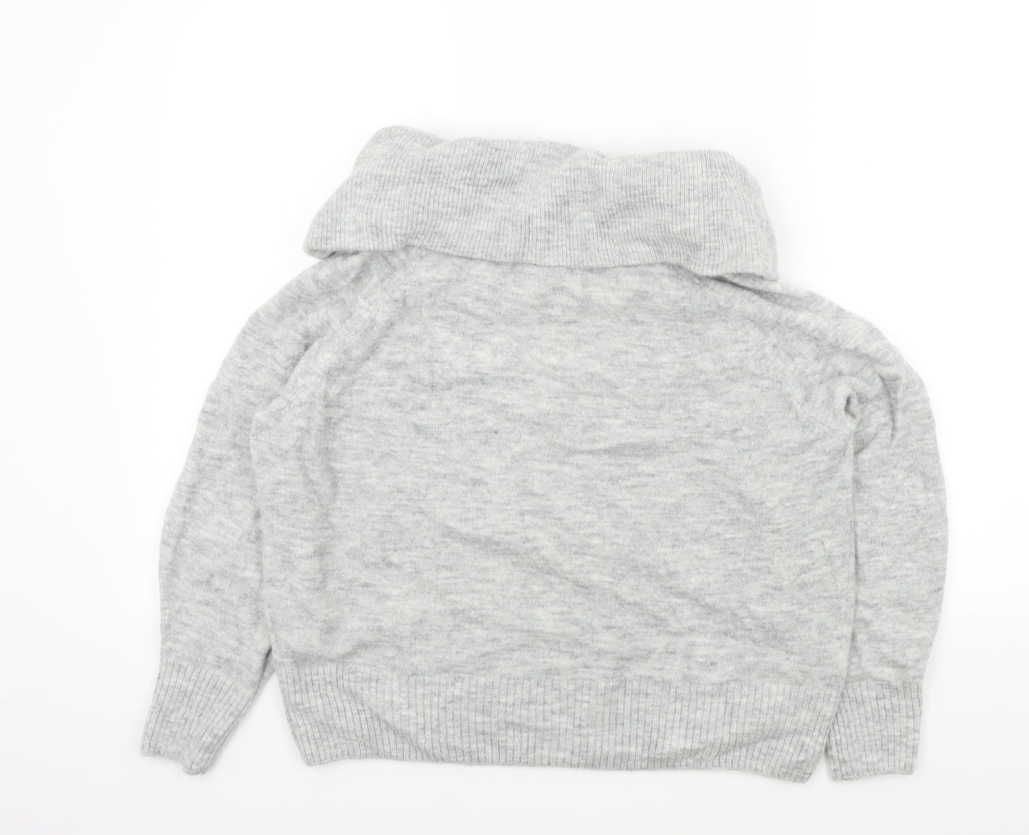 H&M Womens Grey   Pullover Jumper Size S