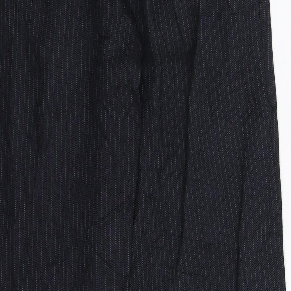 French Connection Womens Blue Striped  Trousers  Size 6 L28 in
