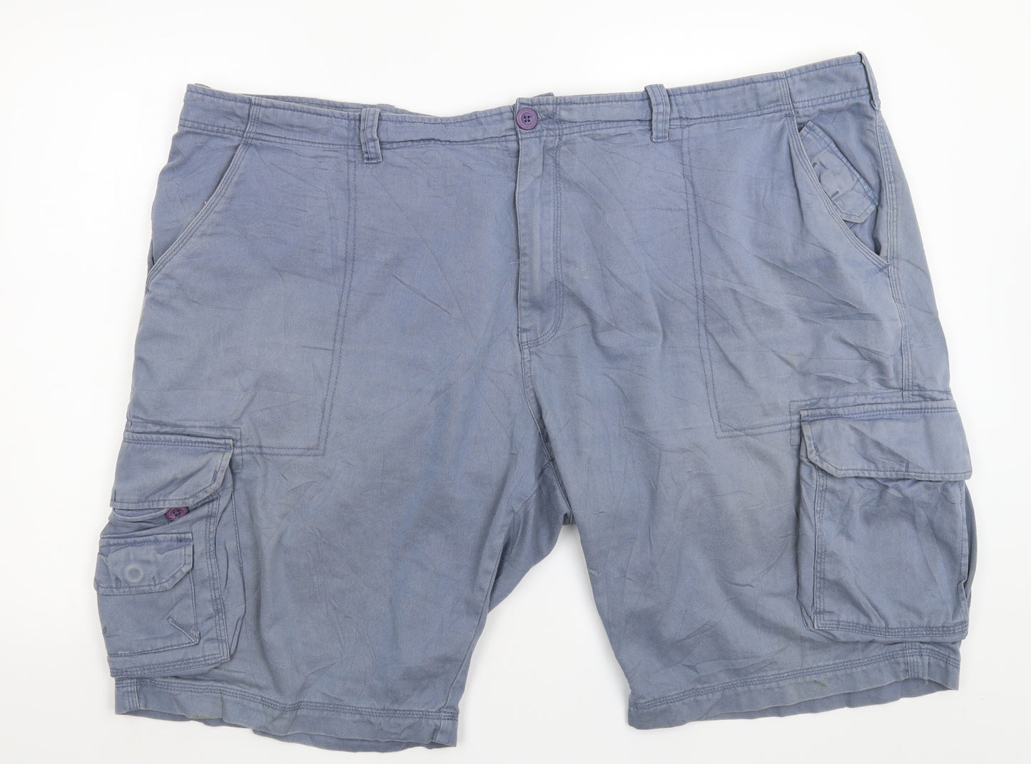 W&B Mens Blue   Cargo Shorts Size 50