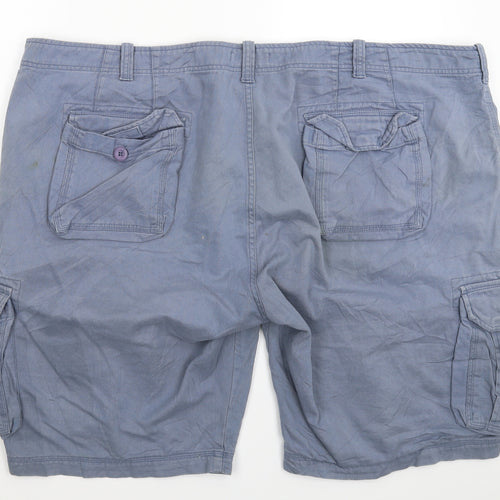W&B Mens Blue   Cargo Shorts Size 50
