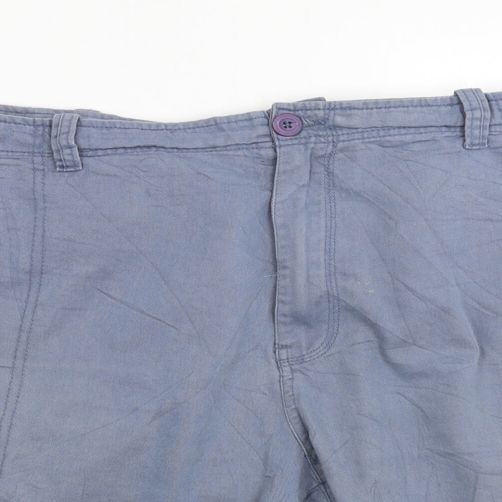 W&B Mens Blue   Cargo Shorts Size 50