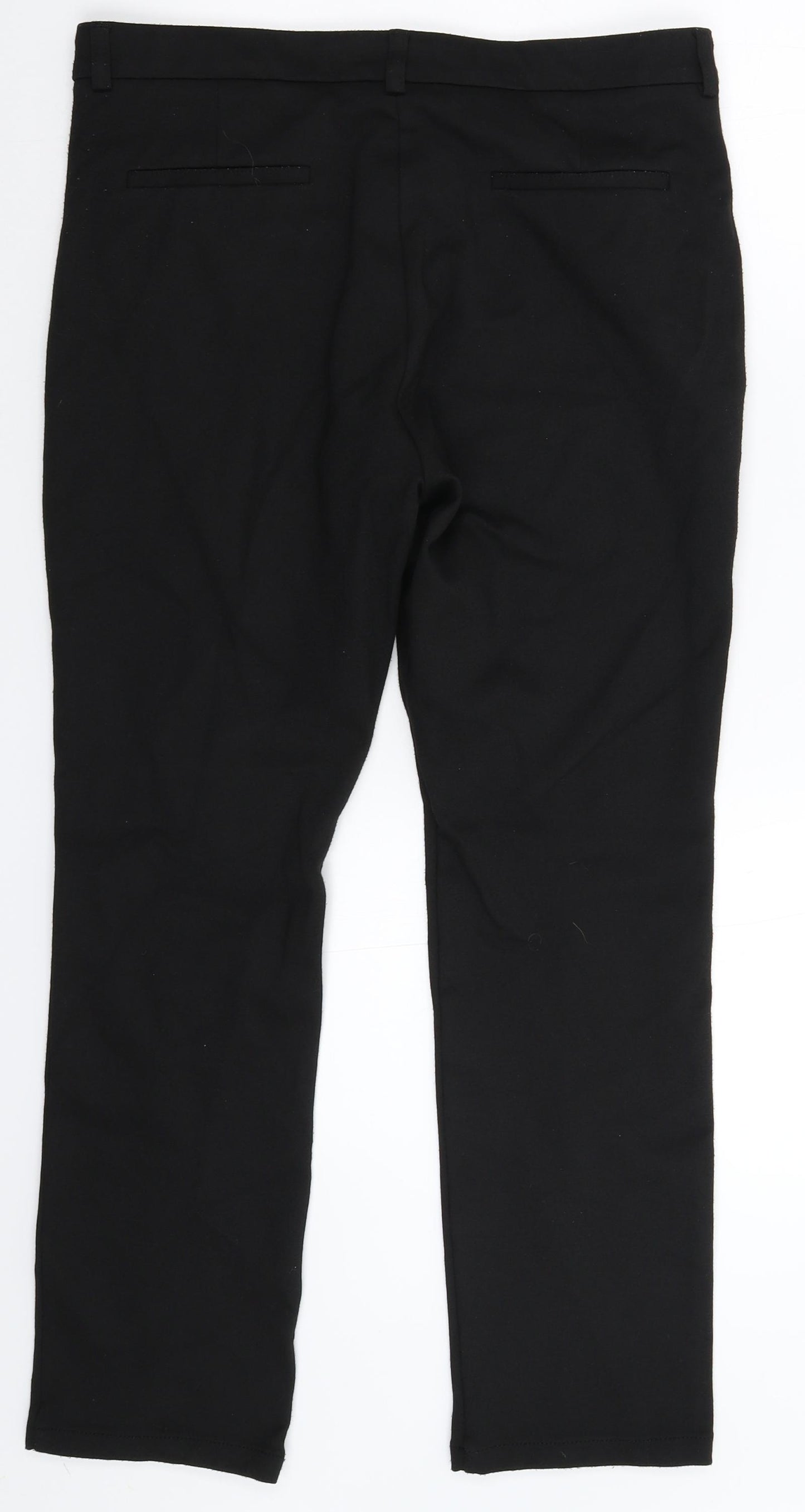Per Una Womens Black   Trousers  Size 14 L29 in