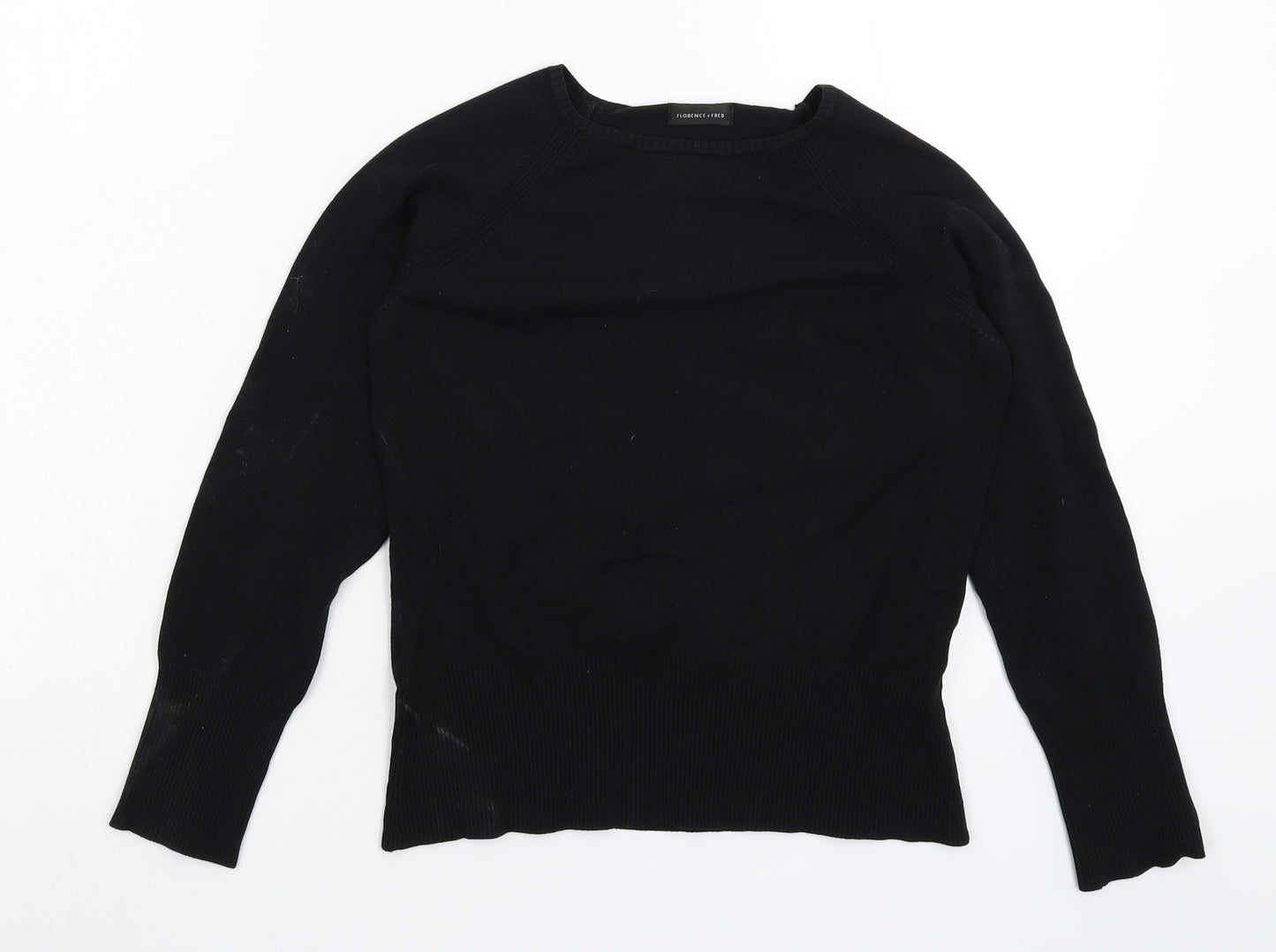 Florence & Fred Womens Black  Knit Pullover Jumper Size 12