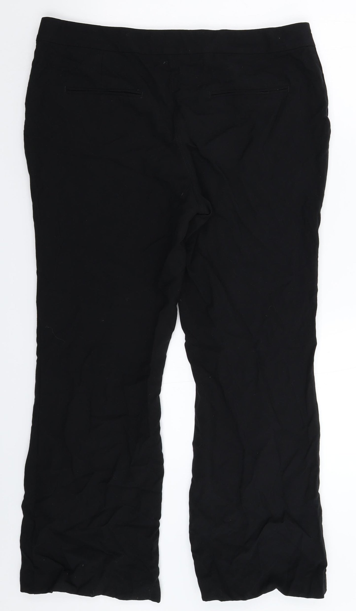 NEXT Womens Black   Trousers  Size 14 L29 in