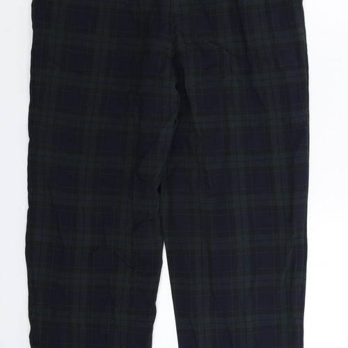 Marks and Spencer Womens Multicoloured Check  Trousers  Size 14 L30 in