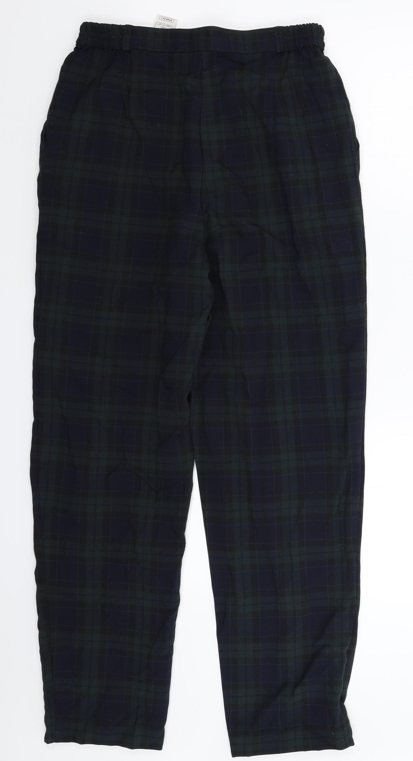 Marks and Spencer Womens Multicoloured Check  Trousers  Size 14 L30 in