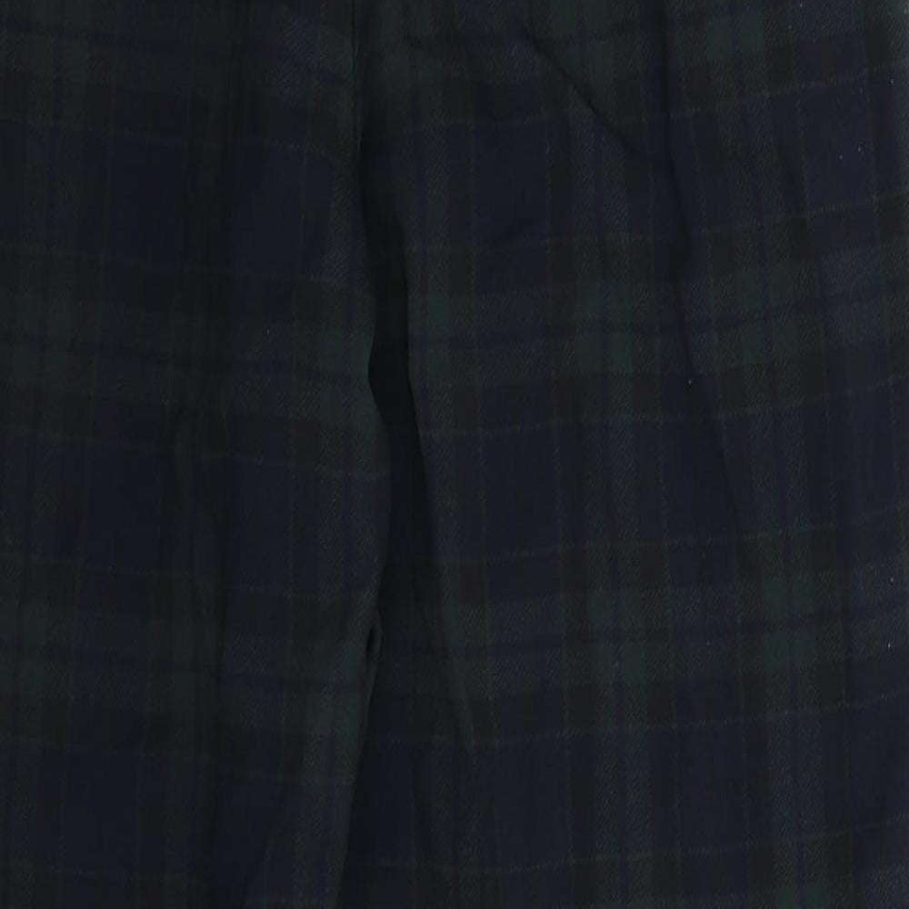 Marks and Spencer Womens Multicoloured Check  Trousers  Size 14 L30 in