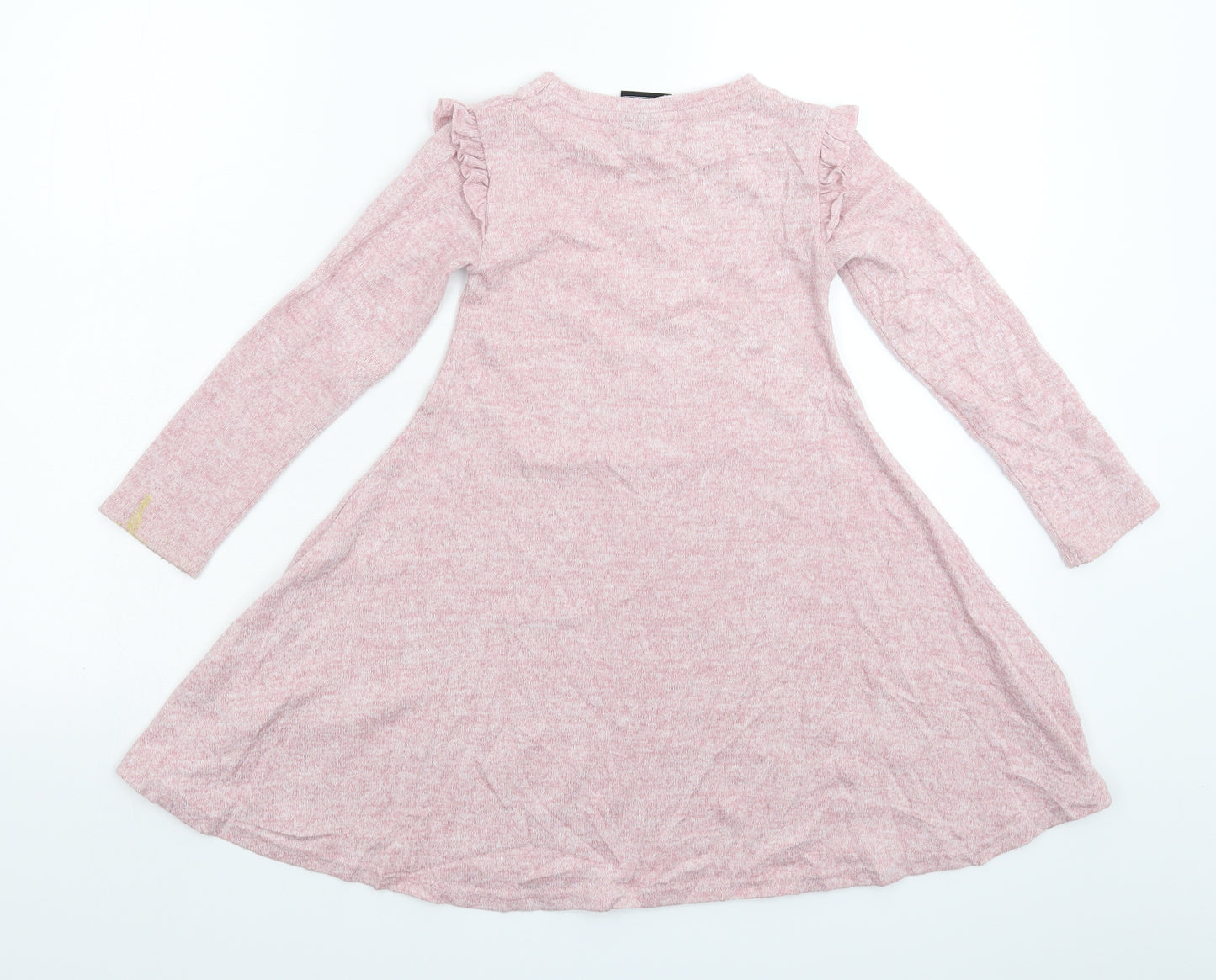 Primark Girls Pink   Jumper Dress  Size 6-7 Years