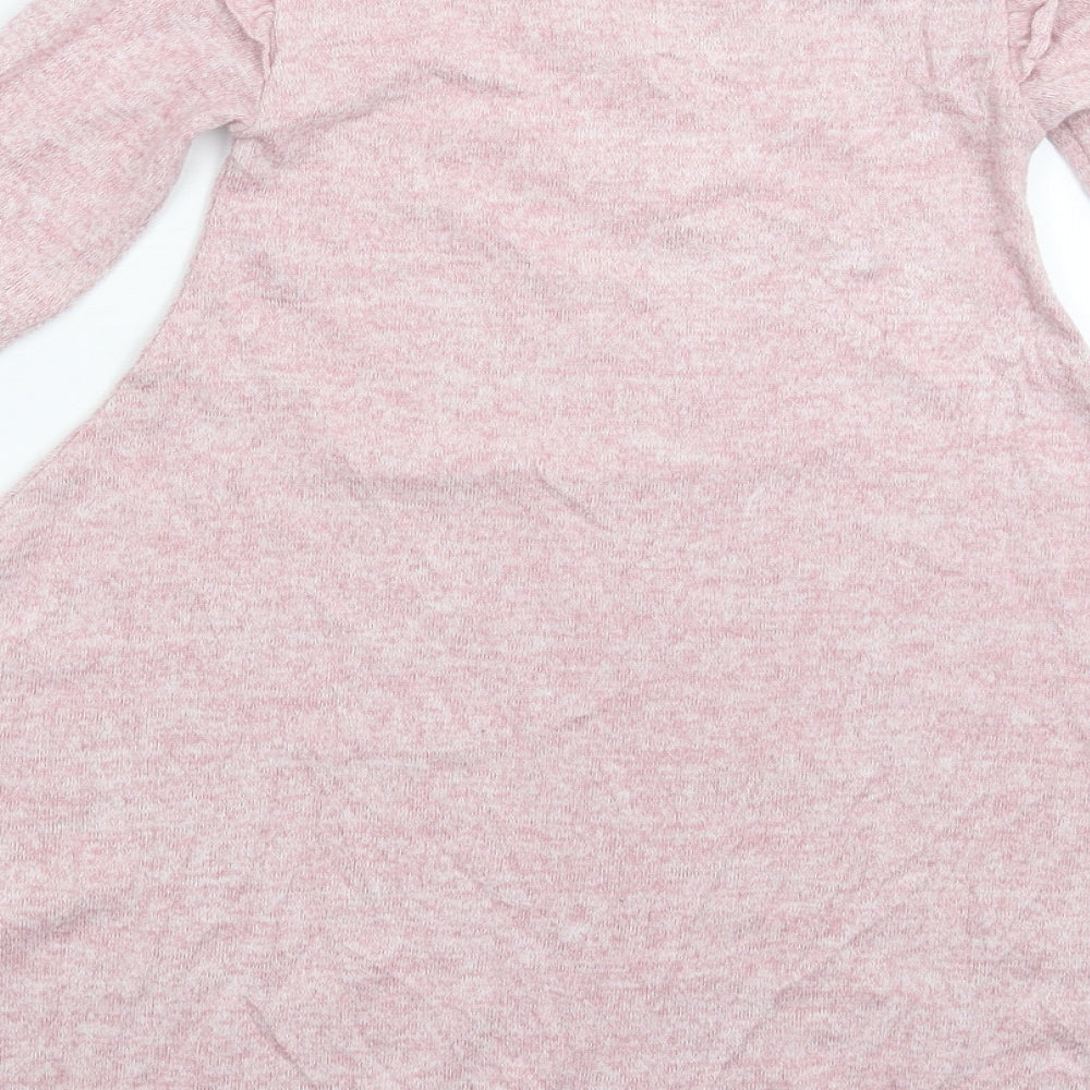 Primark Girls Pink   Jumper Dress  Size 6-7 Years