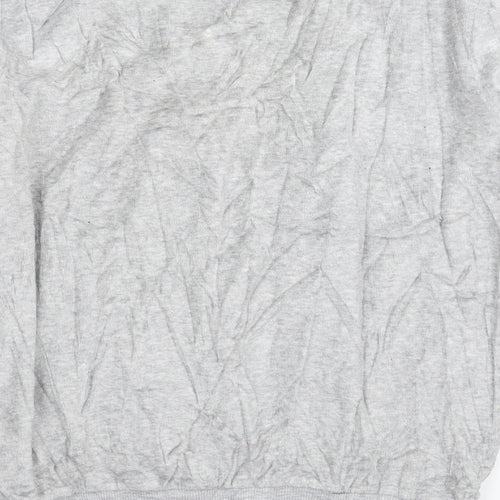 Primark Womens Grey Solid Fleece Top Pyjama Top Size 8  - Looney Tunes