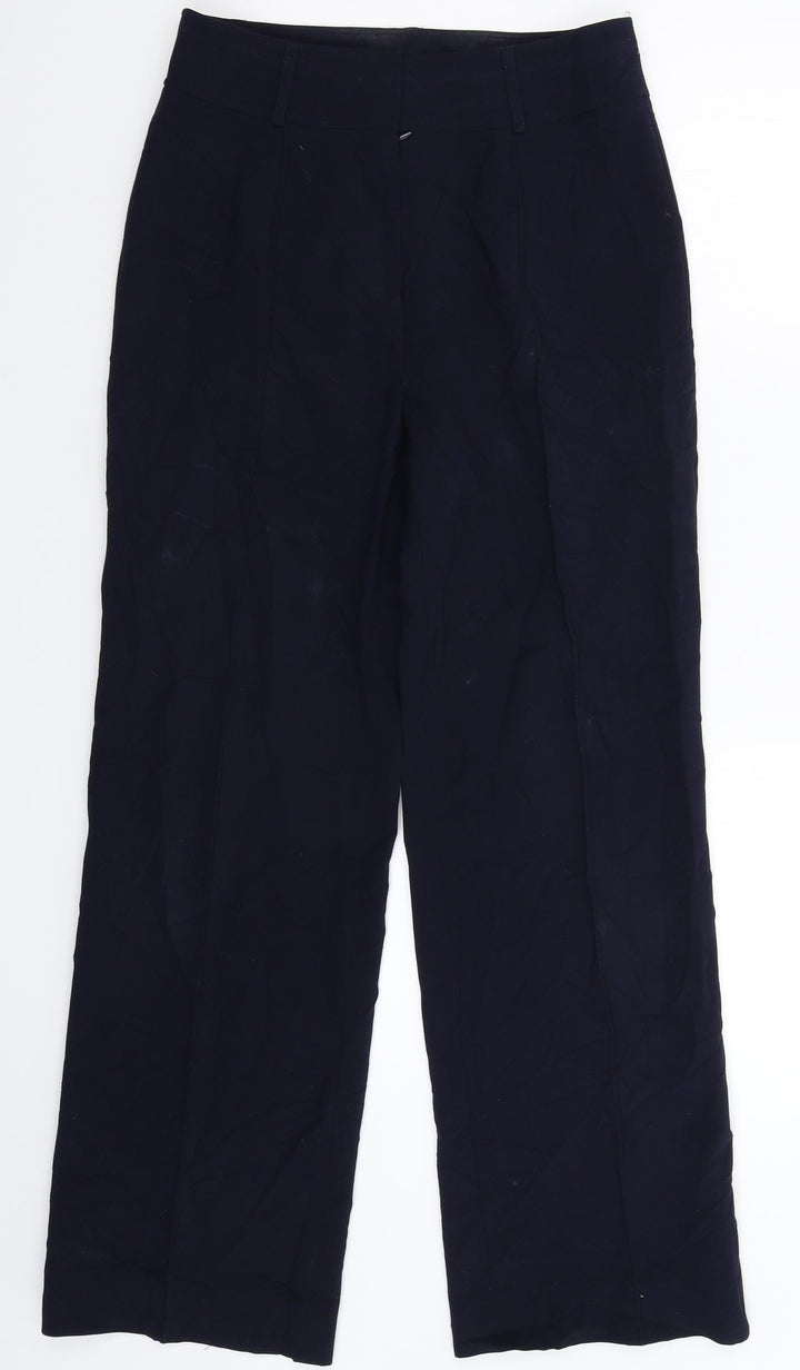 Per Una Womens Blue Trousers Size 10 L29 in