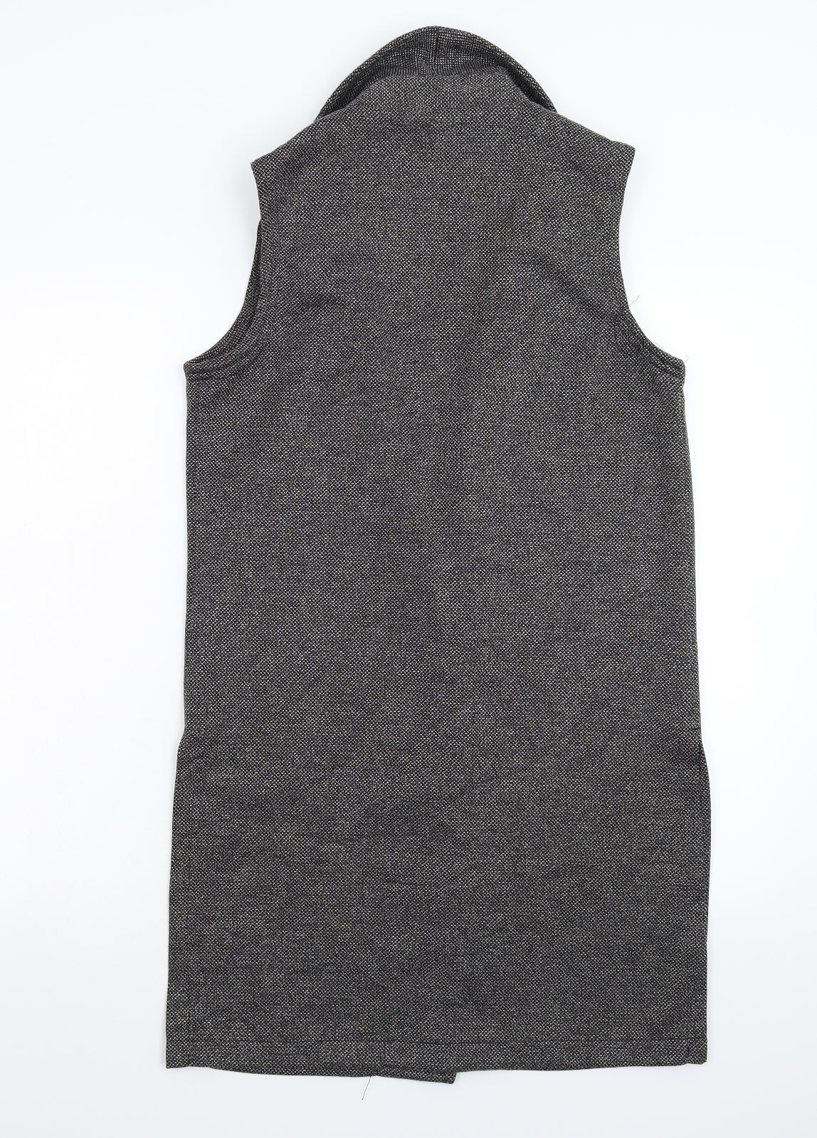 New Look Womens Grey   Gilet Coatigan Size 10